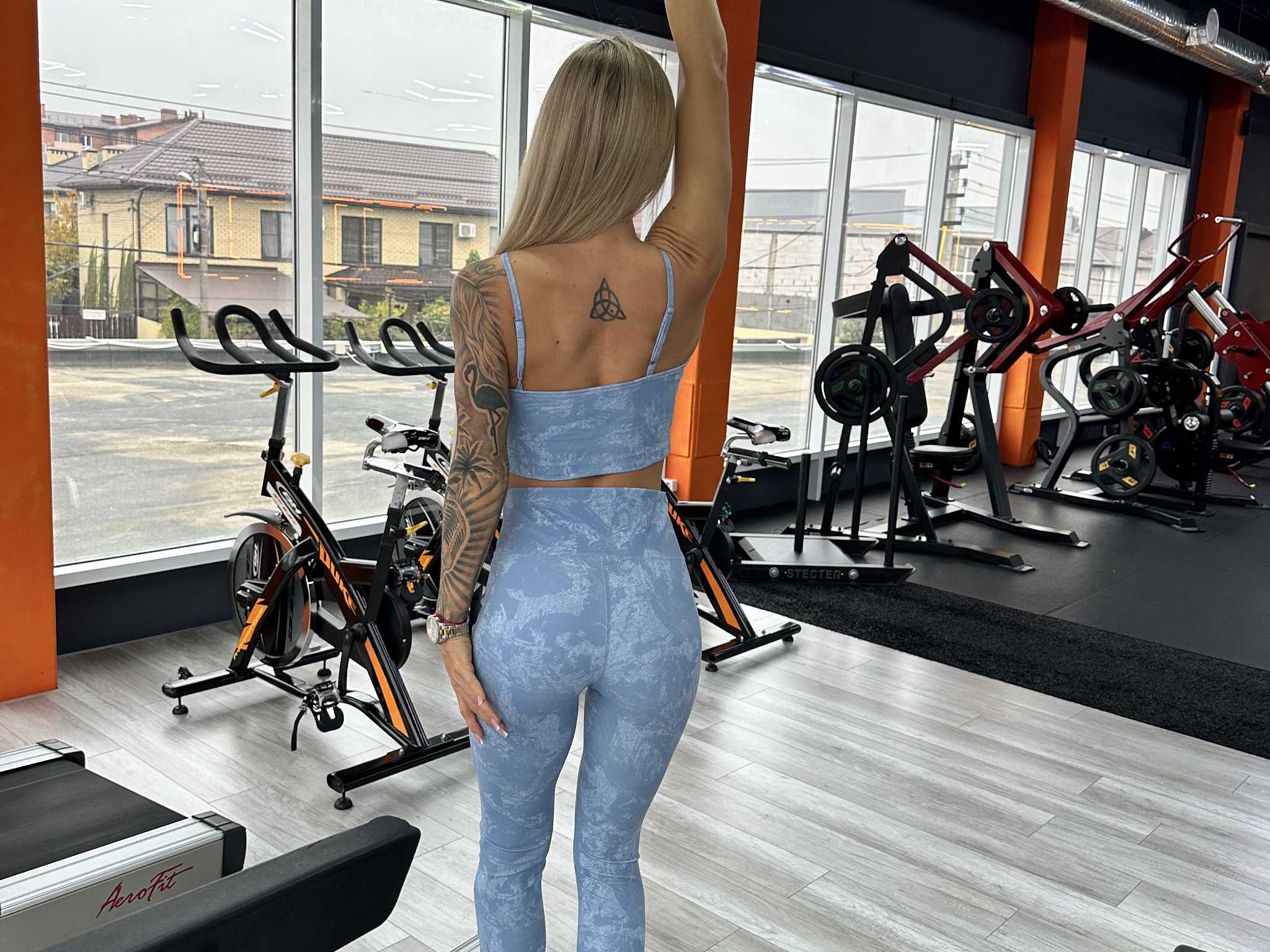 Mono B Майка Marbled Active Cami Tank - Toryfit.com - магазин